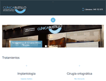 Tablet Screenshot of clinicabustillo.com